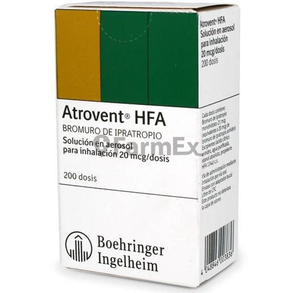 Atrovent HFA 20 mcg / dosis x 200 dosis Farmex-Pluxee-Persistente